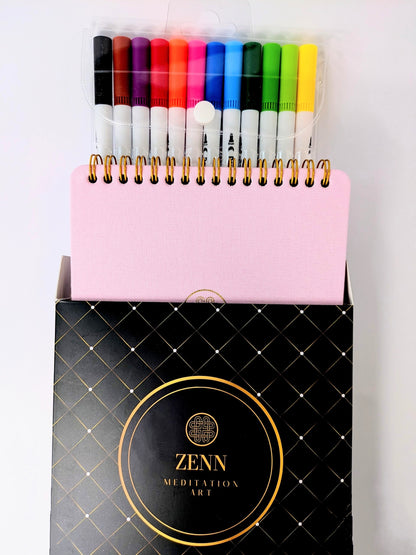 Zenn Meditation Art | Mindfulness | Colour Therapy and Reflection Journal | Anxiety & Stress Relief Book